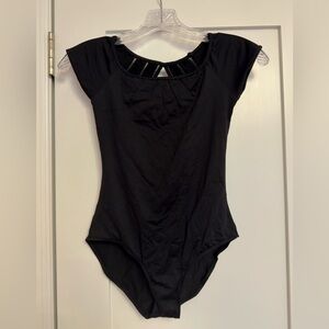 Mirelle Girls’ Black Leotard – Size 14